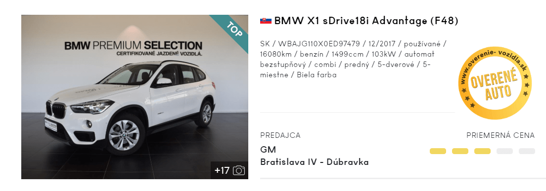 BMW, inzerát, combi